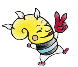 <1> Round and Round Rolled, "Gururu" sticker #7943269