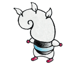 <1> Round and Round Rolled, "Gururu" sticker #7943280