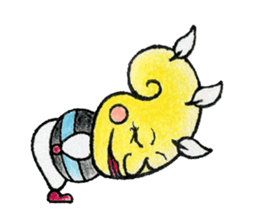 <1> Round and Round Rolled, "Gururu" sticker #7943284