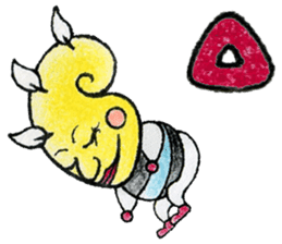 <1> Round and Round Rolled, "Gururu" sticker #7943287