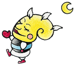 <1> Round and Round Rolled, "Gururu" sticker #7943296