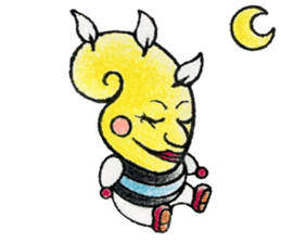 <1> Round and Round Rolled, "Gururu" sticker #7943299