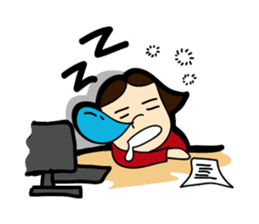 MOO-DANG : busy day sticker #7943469