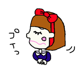 RIBONCHAN1 sticker #7943621