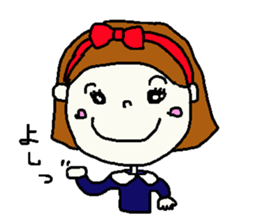 RIBONCHAN1 sticker #7943630