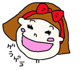 RIBONCHAN1 sticker #7943632