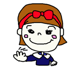 RIBONCHAN1 sticker #7943633