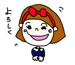 RIBONCHAN1 sticker #7943635