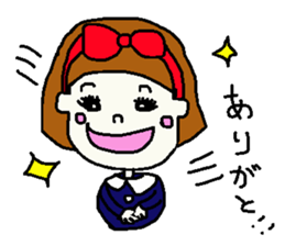 RIBONCHAN1 sticker #7943640