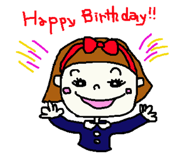 RIBONCHAN1 sticker #7943644