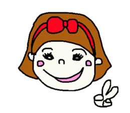 RIBONCHAN1 sticker #7943646