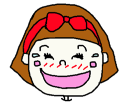 RIBONCHAN1 sticker #7943650