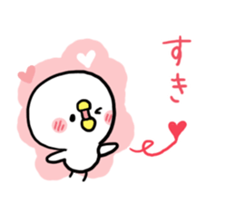 LOVE LOVE Heart Chick sticker #7944300