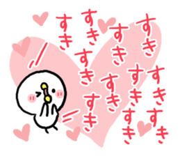 LOVE LOVE Heart Chick sticker #7944302