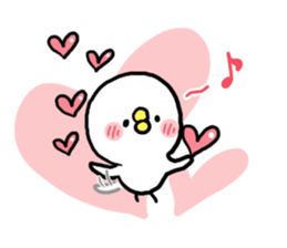 LOVE LOVE Heart Chick sticker #7944307