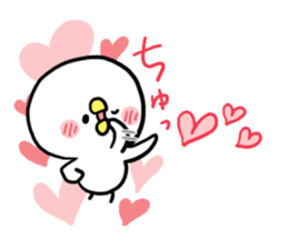 LOVE LOVE Heart Chick sticker #7944308