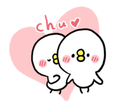 LOVE LOVE Heart Chick sticker #7944309