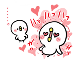 LOVE LOVE Heart Chick sticker #7944310