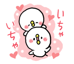 LOVE LOVE Heart Chick sticker #7944322