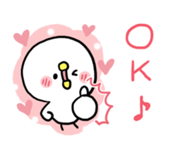 LOVE LOVE Heart Chick sticker #7944324