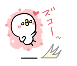 LOVE LOVE Heart Chick sticker #7944331
