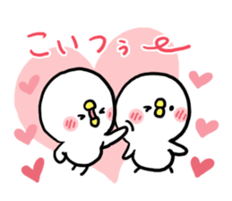 LOVE LOVE Heart Chick sticker #7944333