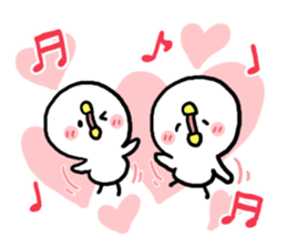 LOVE LOVE Heart Chick sticker #7944336