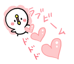 LOVE LOVE Heart Chick sticker #7944337