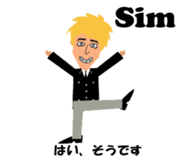 Antonio bilingualBrazilian sticker #7944597