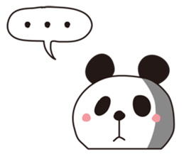 Cute panda Sticker40 sticker #7944927
