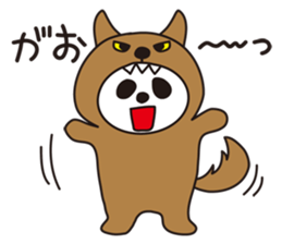 Cute panda Sticker40 sticker #7944930