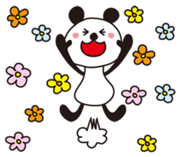 Cute panda Sticker40 sticker #7944933