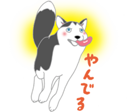 penguin & Siberian husky ,cute Sticker sticker #7945182