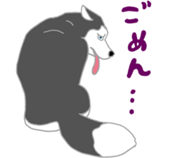 penguin & Siberian husky ,cute Sticker sticker #7945193