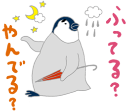 penguin & Siberian husky ,cute Sticker sticker #7945201
