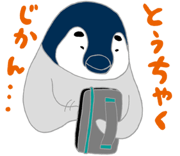 penguin & Siberian husky ,cute Sticker sticker #7945206