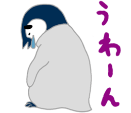 penguin & Siberian husky ,cute Sticker sticker #7945207