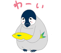 penguin & Siberian husky ,cute Sticker sticker #7945209