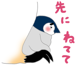 penguin & Siberian husky ,cute Sticker sticker #7945213