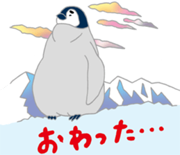 penguin & Siberian husky ,cute Sticker sticker #7945214