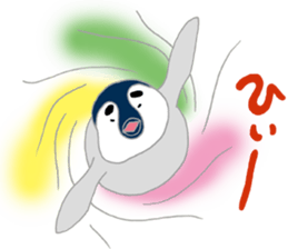 penguin & Siberian husky ,cute Sticker sticker #7945216