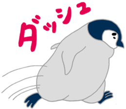 penguin & Siberian husky ,cute Sticker sticker #7945219