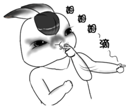 Crazy Rabbit M.M 2 sticker #7945270