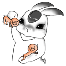 Crazy Rabbit M.M 2 sticker #7945290