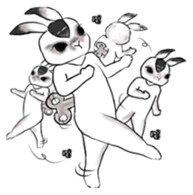 Crazy Rabbit M.M 2 sticker #7945296