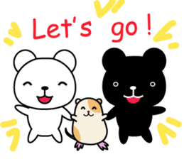 Bear&Hamster2 sticker #7946364