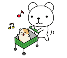 Bear&Hamster2 sticker #7946370