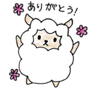 A type sheep and B type wolf sticker #7947340