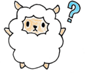 A type sheep and B type wolf sticker #7947343