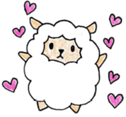 A type sheep and B type wolf sticker #7947345